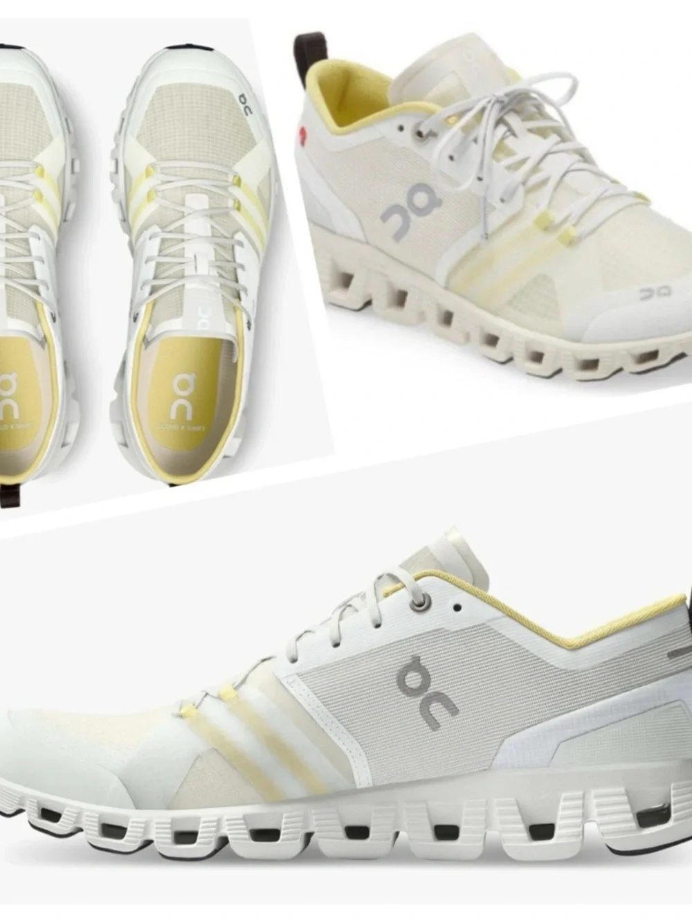 ON Running Cloud X Shift Textile Vapor Acacia Trainers Womens Shoes Size 10